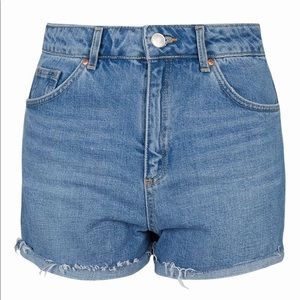 Topshop girlfriend jean shorts